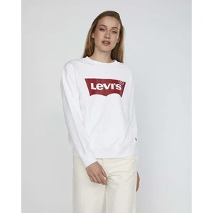 Levi's® Graphic Standard Crew Mikina Bílá