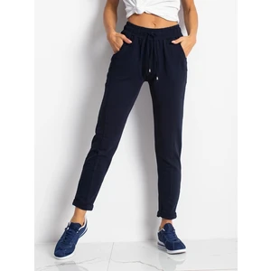 Pantaloni della tuta da donna Fashionhunters Navy