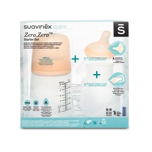 Suavinex Zero Zero Starter Set darčeková sada A Adaptable Flow 0 m+(pre deti od narodenia)