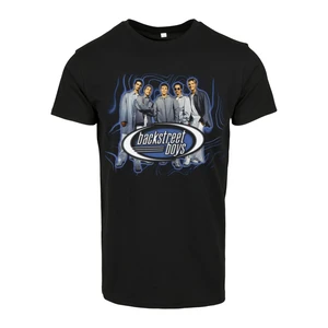 Backstreet Boys Throwback Oval Tee černé