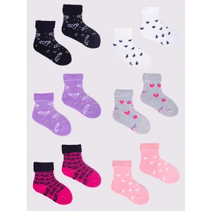 Yoclub Kids's Terry Socks 6-Pack SKF-0003G-AA00-002