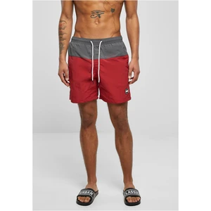 Block Swim Shorts brickred/darkshadow