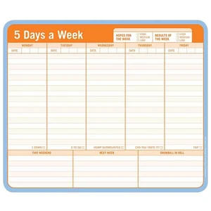 Knock Knock Mousepad 5 Days a Week Paper