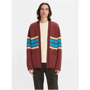 Levi's Burgundy Men's Cardigan Levi's® Noragi - Men's