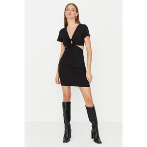 Trendyol Black Cut Out Detailed Dress