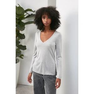 Trendyol Blouse - Gray - Regular fit