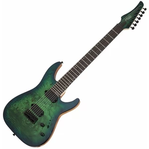 Schecter C-7 Pro Aqua Burst