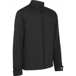 Callaway Mens Mixed Media Primaloft Insulated Jacket Black Heather M