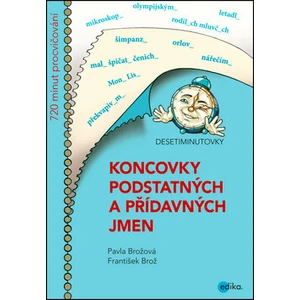 Koncovky podstatných a přídavných jmen - František Brož, Pavla Brožová