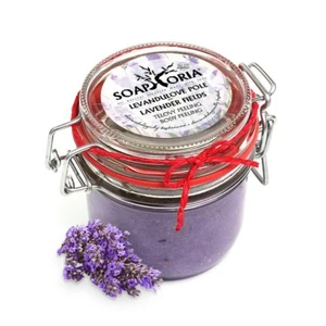 Soaphoria Přírodní peeling na tělo Levandulové pole (Lavender Fields Body Peeling) 255 ml