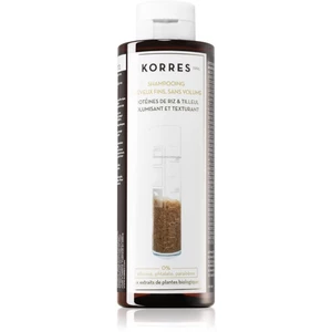 Korres Rice Proteins & Linden šampon pro jemné vlasy 250 ml