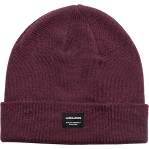 Burgundy Beanie Jack & Jones Gout - Mens