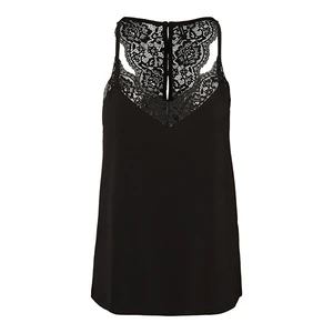 Vero Moda Dámske tielko vmena S / L LACE TOP Noosa 10233213 Black L