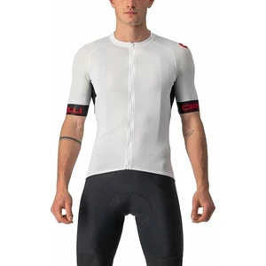 Castelli Entrata VI Jersey Ivory/Light Black/Red XL