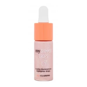 Clarins My Clarins Shimmer Drops 12,5 ml rozjasňovač pre ženy 01 Pinky Shine