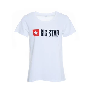 Big Star női póló shirt_ss póló 158859 krém kötött-101