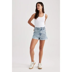 DEFACTO Paperbag Fit Paperbag Waist Folded Leg Short