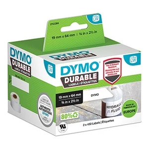 DYMO etikety v roli 64 x 19 mm polypropylenová fólie bílá 900 ks permanentní 2112284 univerzální etikety, Adresní nálepky