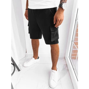 Men's cargo shorts black Dstreet