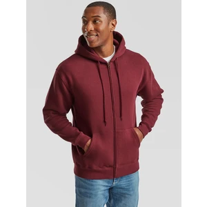 Burgundy Men's Hoodie Premium Fruit of the Loom