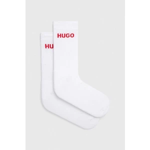 6PACK socks Hugo Boss high white