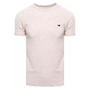 Men's Beige T-shirt Dstreet