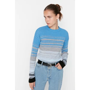 Trendyol Sweater - Blue - Regular fit