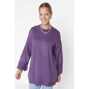 Trendyol Sweater - Purple - Regular fit