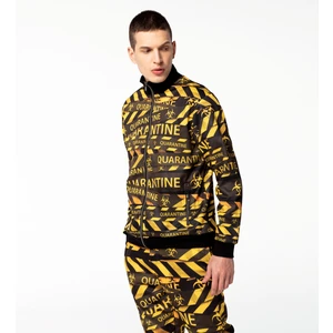 Pánske oblečenie  Mr. GUGU & Miss GO MG_&_MG_Black_Quarantine_Track_Jacket_S-W-526_2064_Yellow