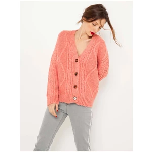 Pink Cardigan CAMAIEU - Women