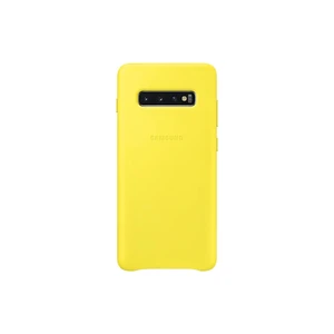 Tok Samsung Leather Cover EF-VG975LYE Samsung Galaxy S10 Plus - G975F, Yellow