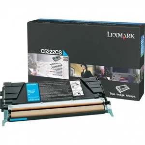 Lexmark C5222CS, cyan, 3000 str., C52x, C53x originálny toner