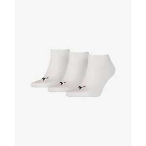 Set of three pairs of socks in Puma white - Women