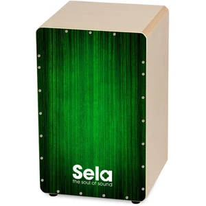 Sela SE 053 Varios Drevený cajon Zelená