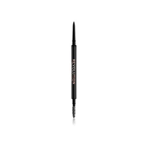 Revolution Precizní tužka na obočí s kartáčkem (Precise Brow Pencil Medium Brown)