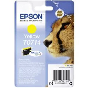 Epson originální ink C13T07144012, yellow, 405str., 5, 5ml, Epson D78, DX4000, DX4050, DX5000, DX5050, DX6000, DX605