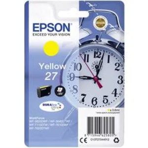 Epson originální ink C13T27044012, 27, yellow, 3, 6ml, Epson WF-3620, 3640, 7110, 7610, 7620