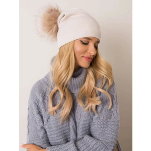 RUE PARIS Beige winter hat