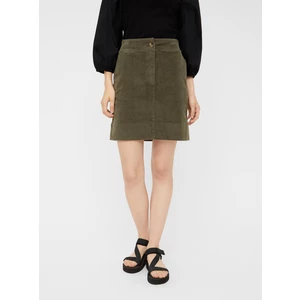 Khaki Corduroy Skirt Pieces