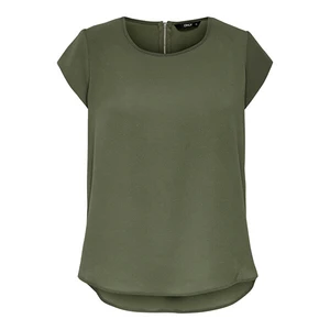 Khaki Women Zipper T-Shirt ONLY Vic - Women