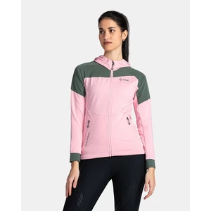 Women's technical sweatshirt KILPI MEMPHIS-W Light pink