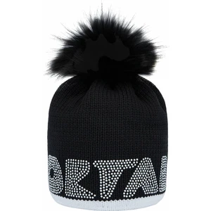 Sportalm Almrosn Womens Beanie with Fur Black UNI Gorros de esquí