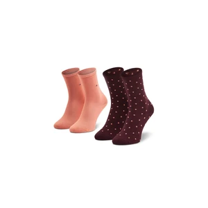 Socks - Tommy Hilfiger Dot 2 pack pink