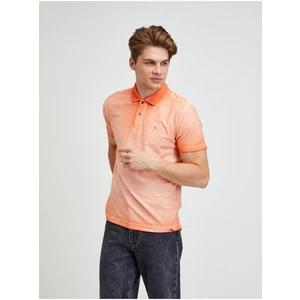 Orange men's polo shirt LERROS - Men