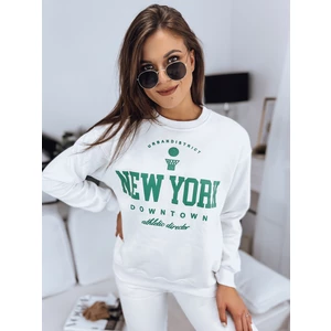Women's sweatshirt NEW YORK ecru Dstreet
