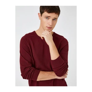 Koton Sweater - Burgundy - Regular fit