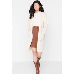 Trendyol Cardigan - Beige - Regular fit