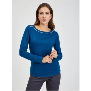 Dark blue women's T-shirt ORSAY - Women