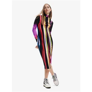 Black Striped Midisats Desigual Lima-Lacroix - Ladies