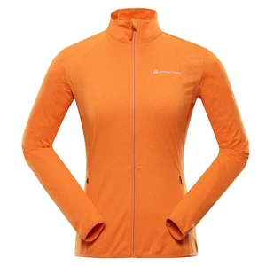 Women's quick-drying sweatshirt ALPINE PRO NOLLA spicy orange